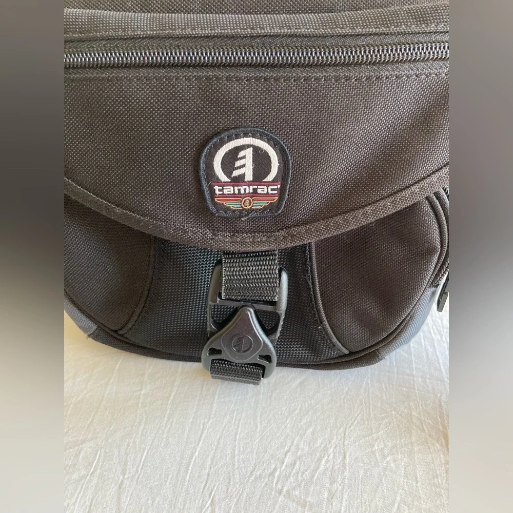 Tarmac Black Camera Bag with Adjustable Shoulder Strap